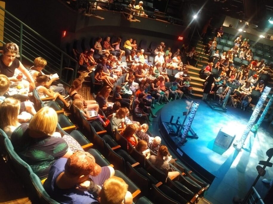Crowd enjoying a show at Festival Antigonish